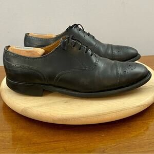 Joseph Cheaney & Sons Men’s US 10.5 UK 9.5 Black Calf Leather Oxford Brogue